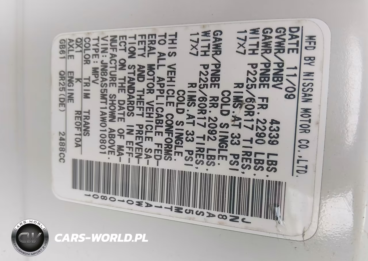 2010 Nissan Rogue Sl VIN:JN8AS5MT1AW010801 - 9