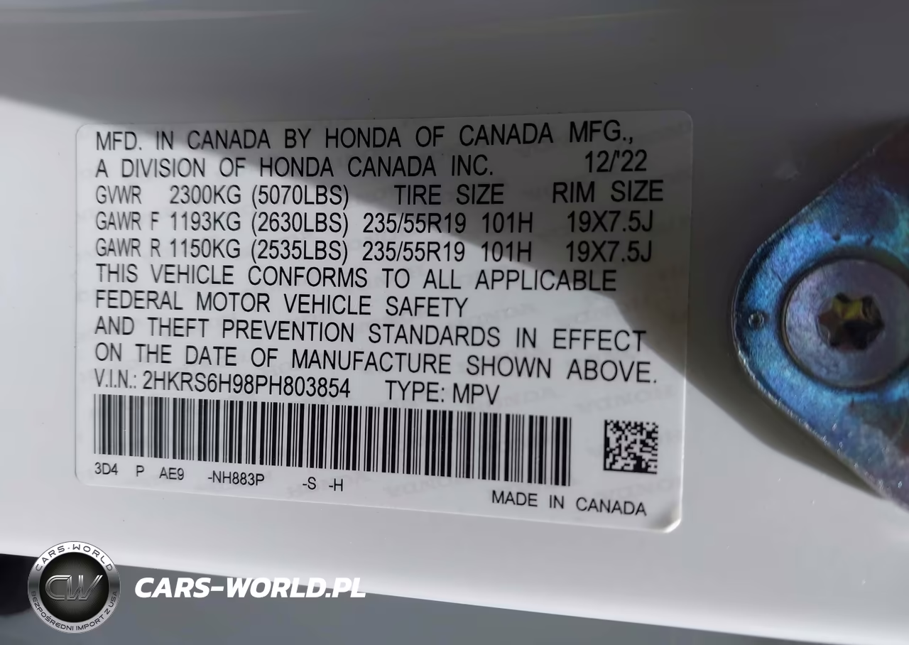 2023 Honda Cr-V Hybrid Sport Touring VIN:2HKRS6H98PH803854 - 9