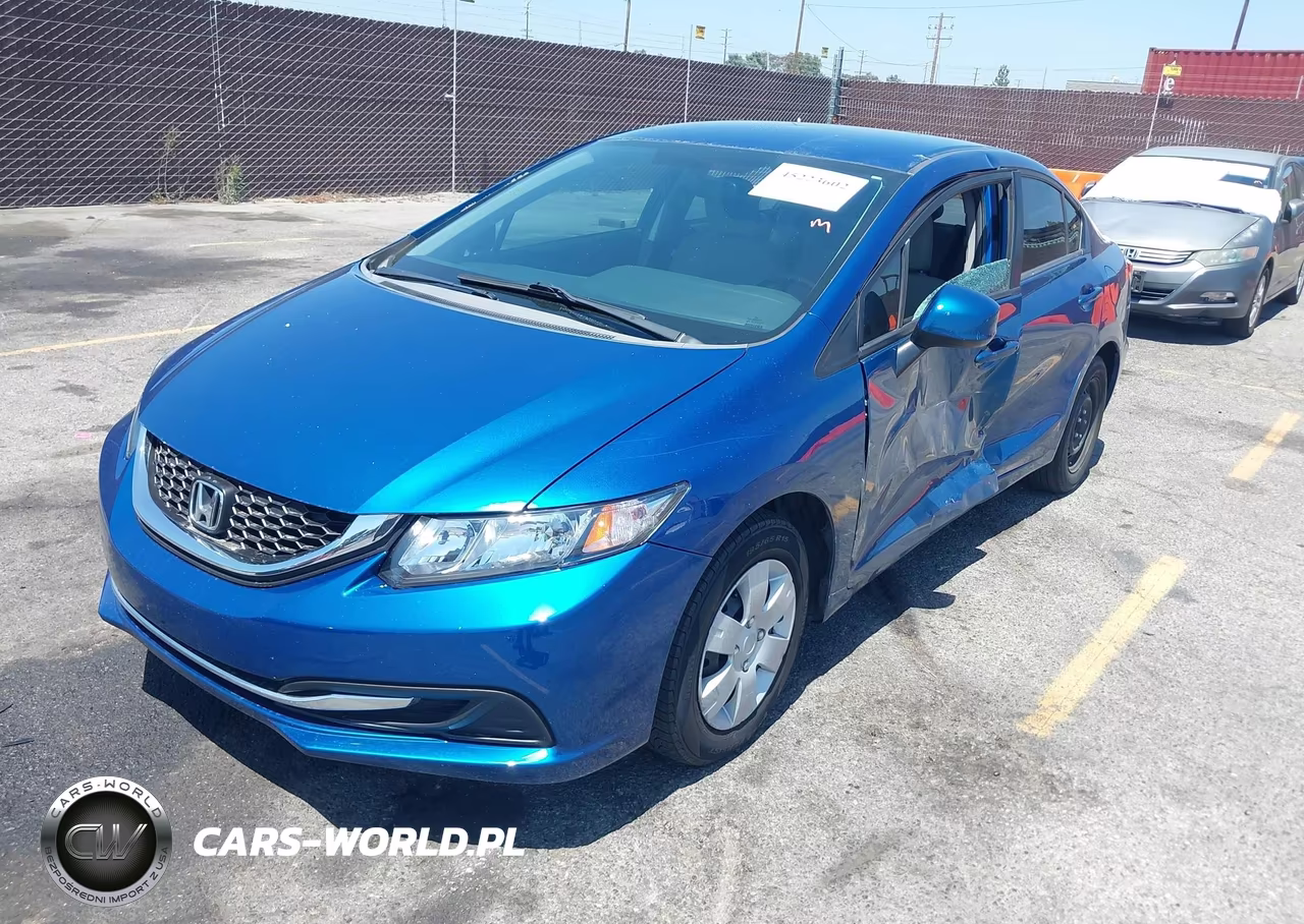 2013 Honda Civic Lx VIN:19XFB2F5XDE292496 - 2