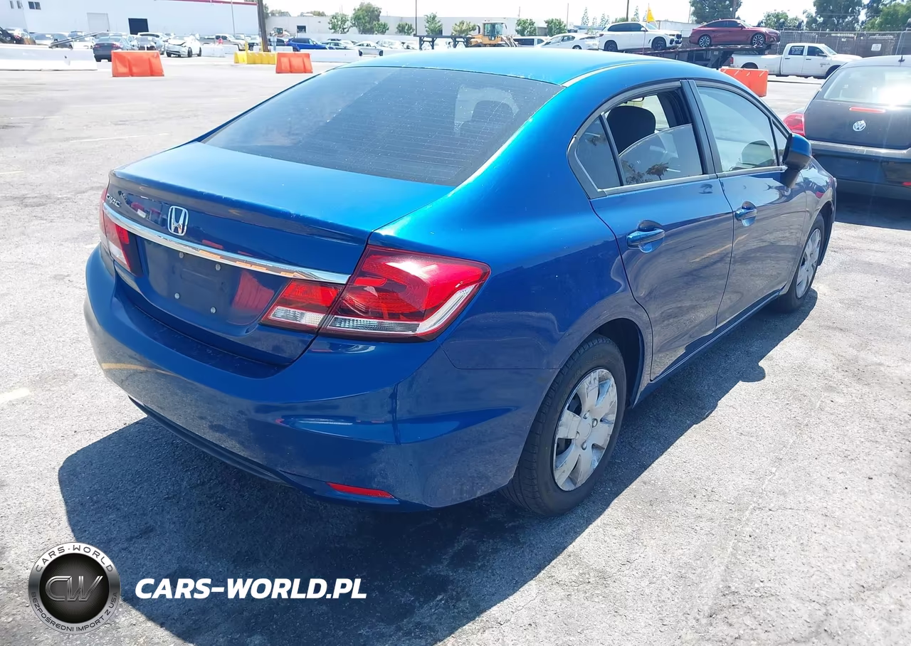 2013 Honda Civic Lx VIN:19XFB2F5XDE292496 - 4