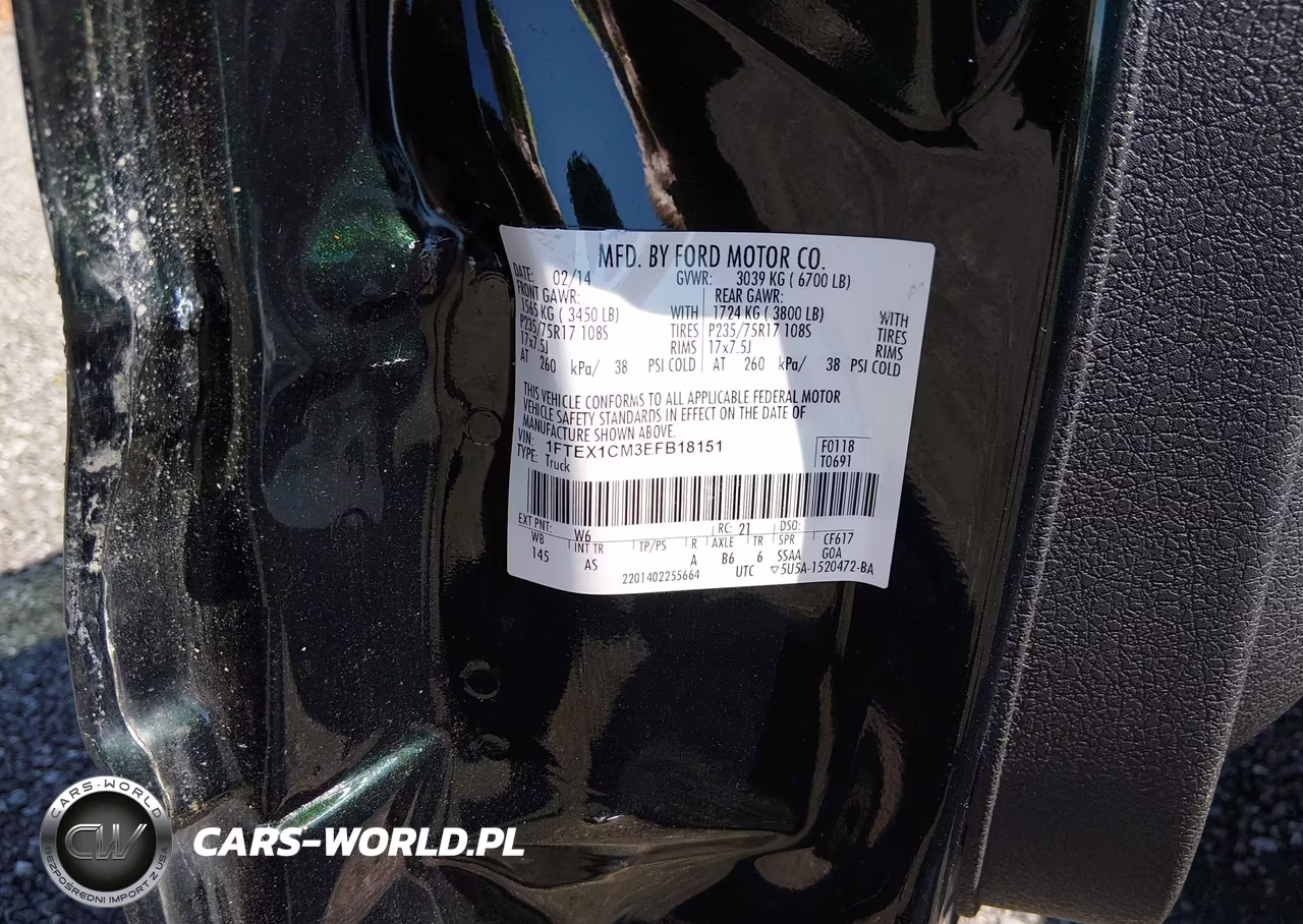 2014 Ford F-150 Xl VIN:1FTEX1CM3EFB18151 - 9