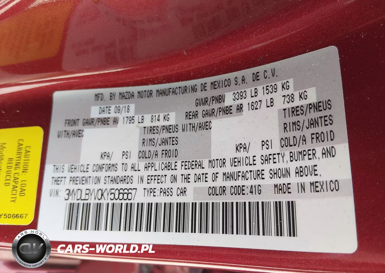 2019 Toyota Yaris L VIN:3MYDLBYV0KY506667 - 9