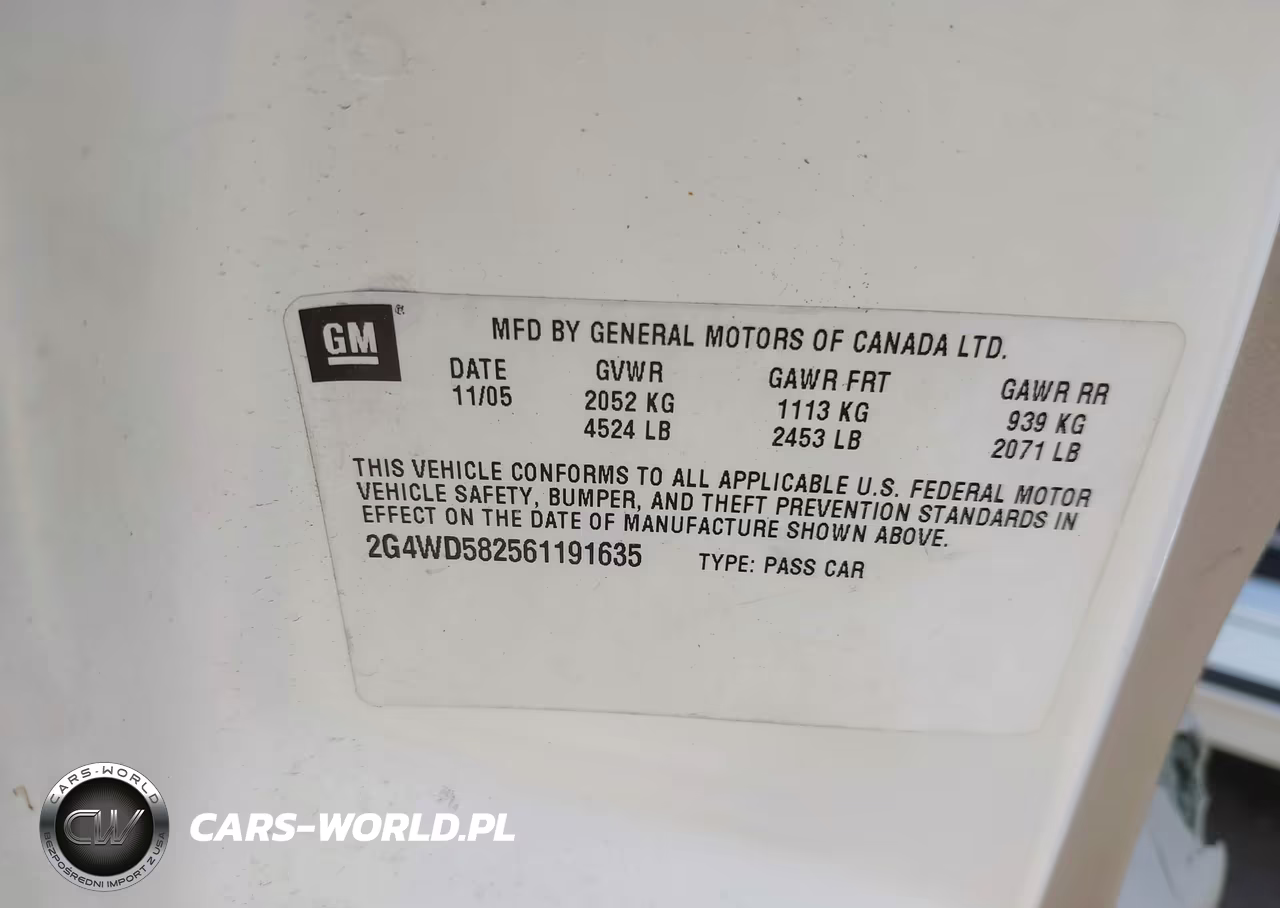 2006 Buick Lacrosse Cxl VIN:2G4WD582561191635 - 9
