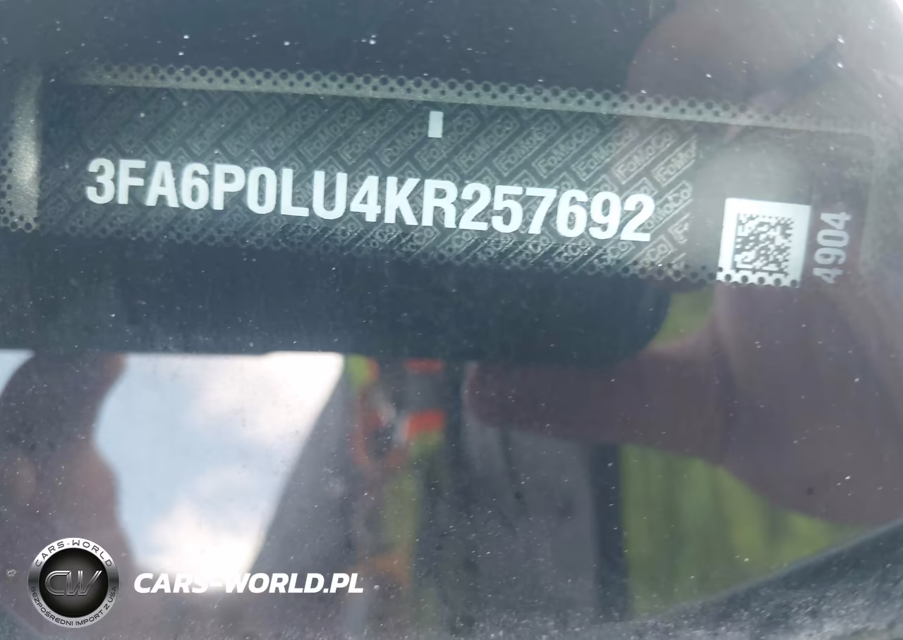 2019 Ford Fusion Hybrid Se VIN:3FA6P0LU4KR257692 - 9