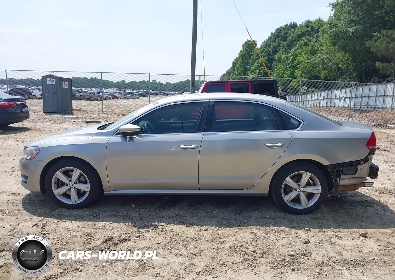 2012 Volkswagen Passat 2.5L Se VIN:1VWBP7A33CC015890 - 14
