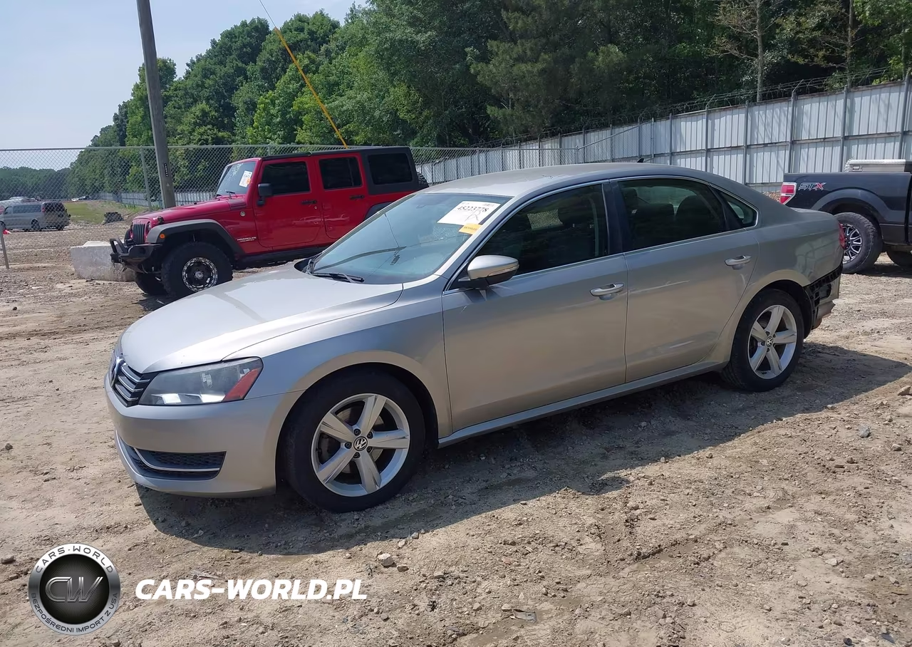 2012 Volkswagen Passat 2.5L Se VIN:1VWBP7A33CC015890 - 2