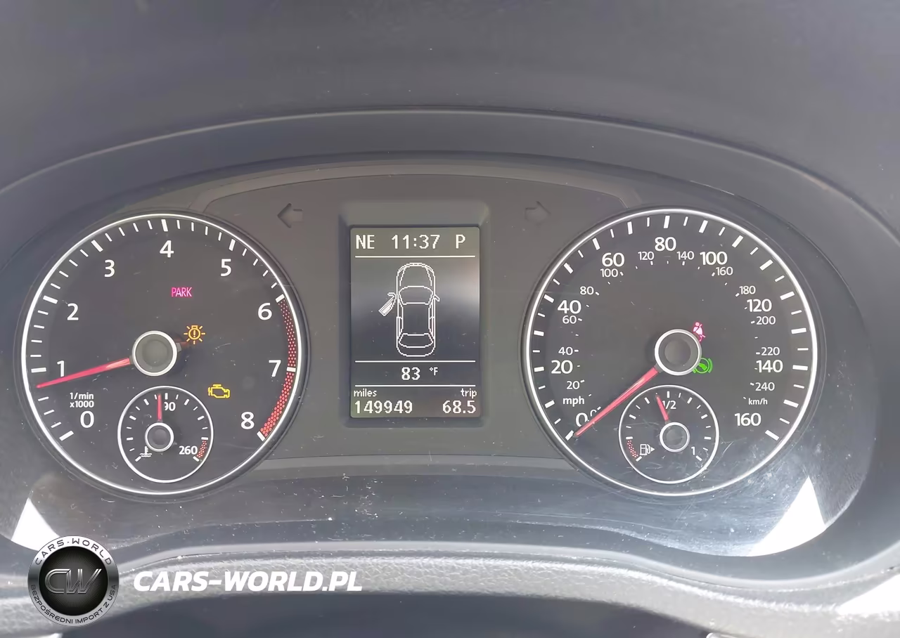 2012 Volkswagen Passat 2.5L Se VIN:1VWBP7A33CC015890 - 7