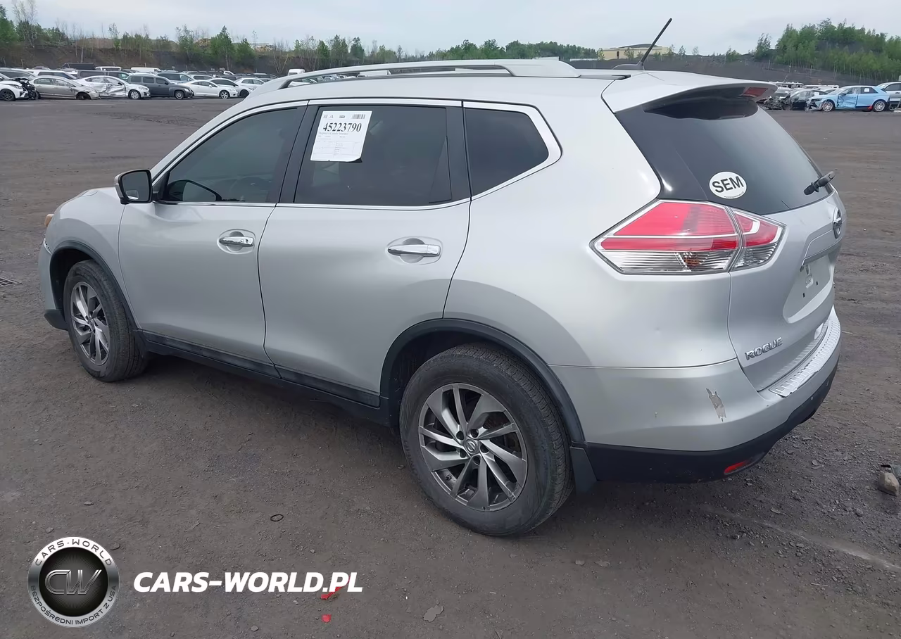 2014 Nissan Rogue Sl VIN:5N1AT2MV1EC853389 - 3