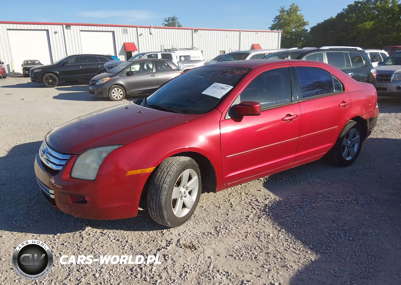 2008 Ford Fusion Se VIN:3FAHP07Z68R230680 - 2