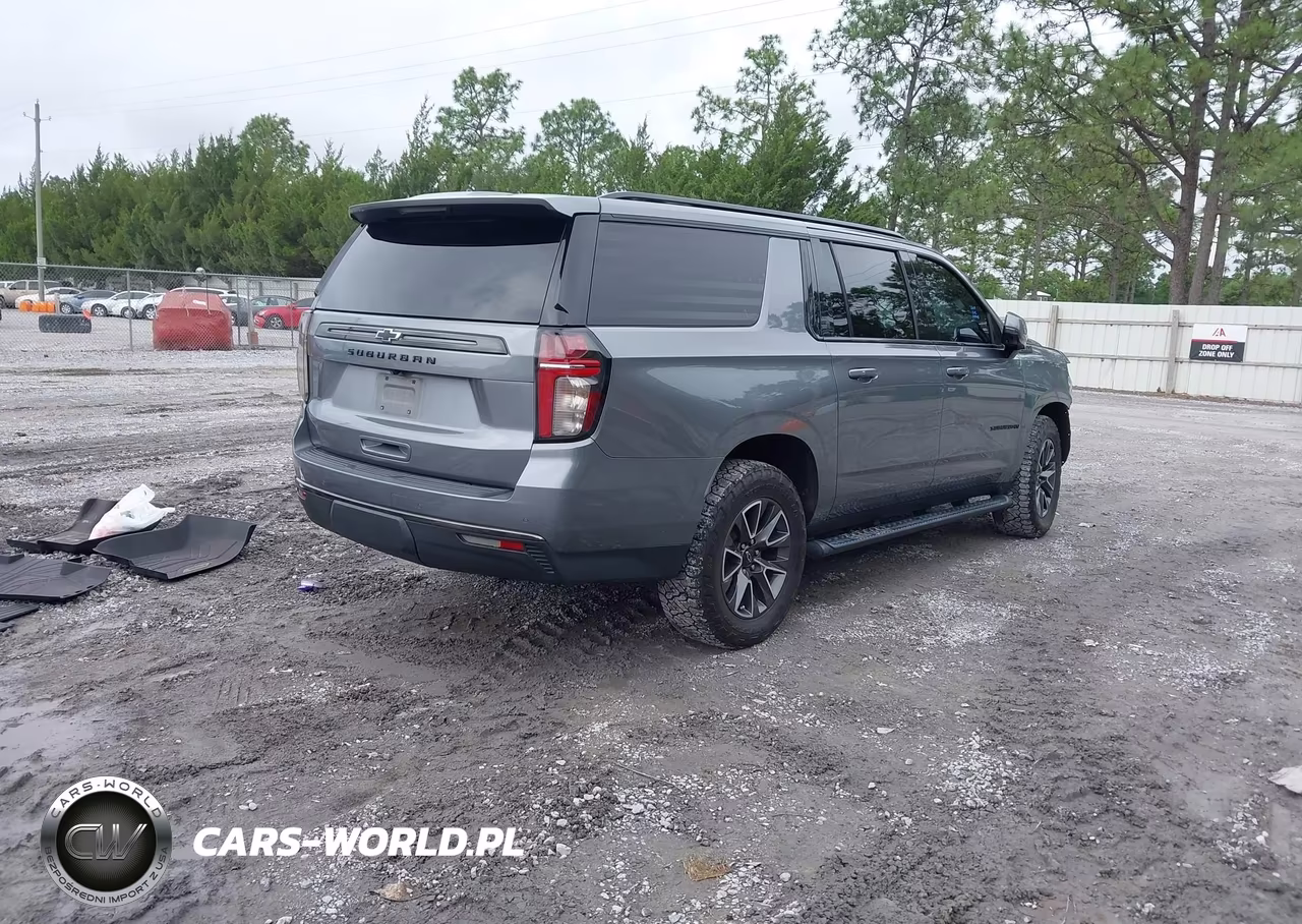 2021 Chevrolet Suburban 4Wd Z71 VIN:1GNSKDKD9MR192330 - 4