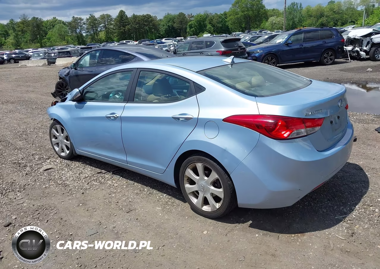 2013 Hyundai Elantra Limited VIN:KMHDH4AE5DU596311 - 3