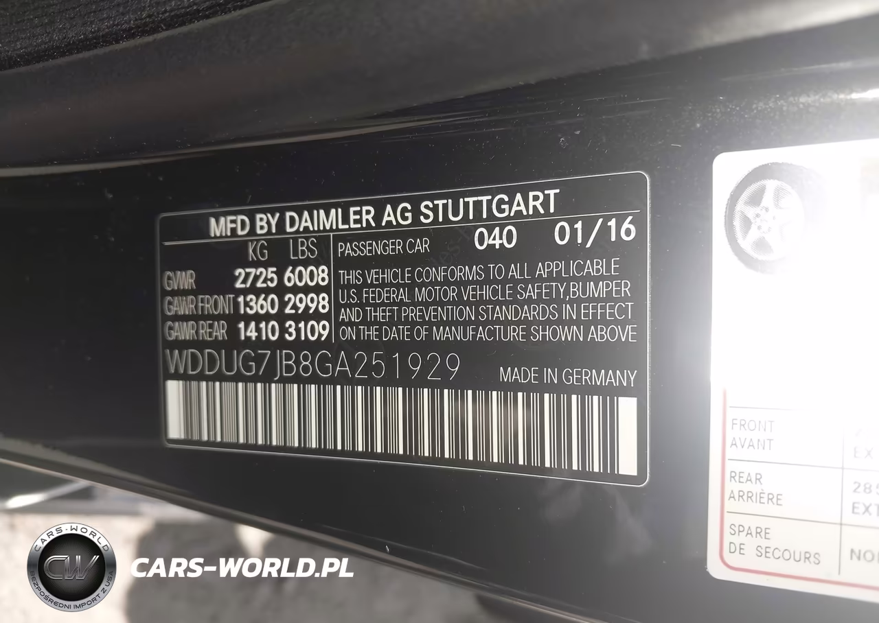2016 Mercedes-Benz Amg S 63 4Matic VIN:WDDUG7JB8GA251929 - 9
