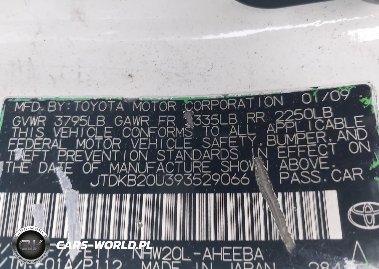 2009 Toyota Prius VIN:JTDKB20U393529066 - 9