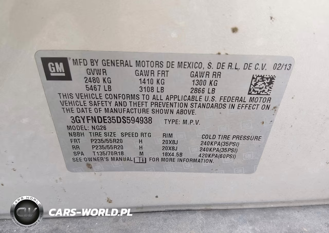 2013 Cadillac Srx Performance Collection VIN:3GYFNDE35DS594938 - 9