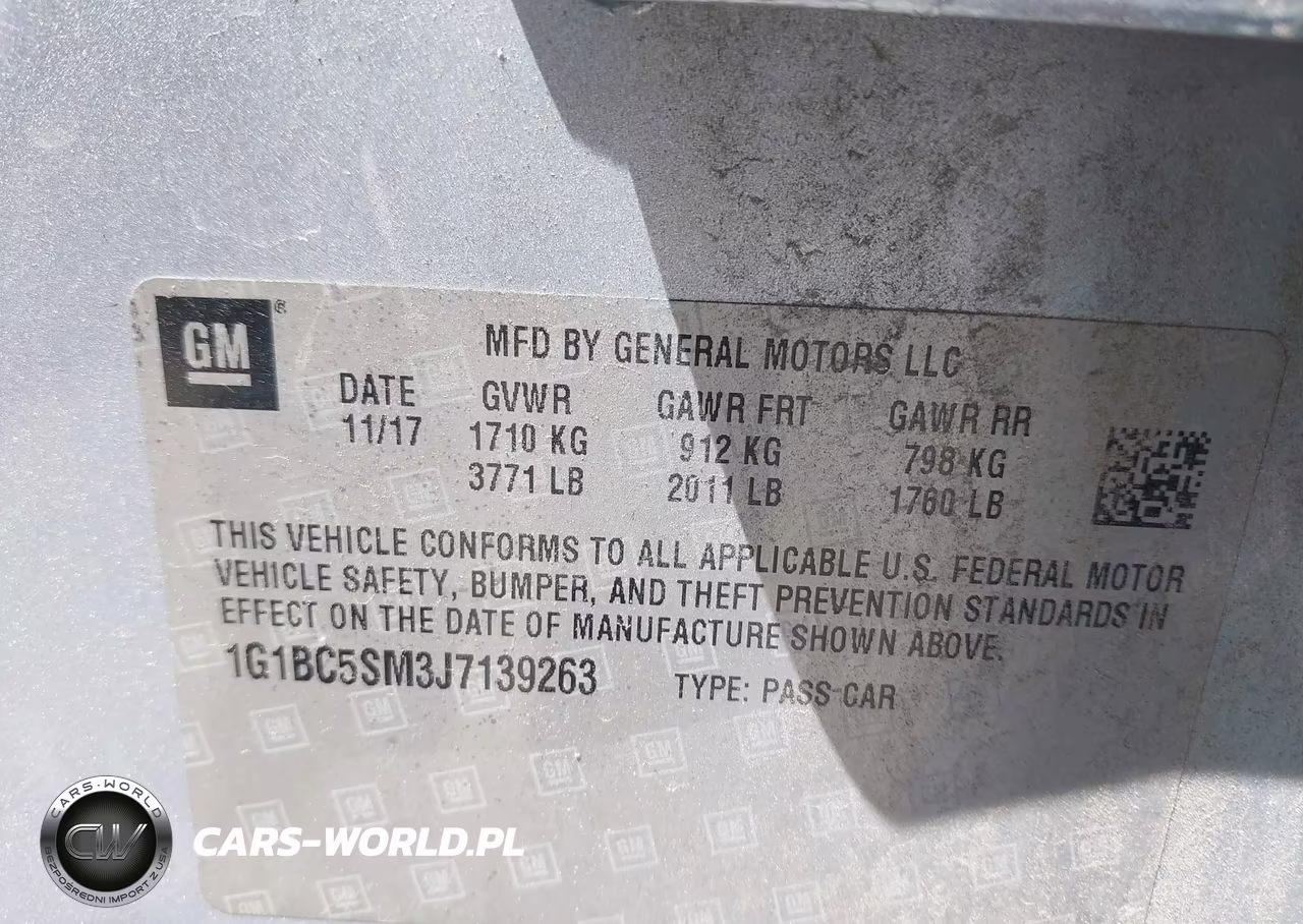 2018 Chevrolet Cruze Ls Auto VIN:1G1BC5SM3J7139263 - 9