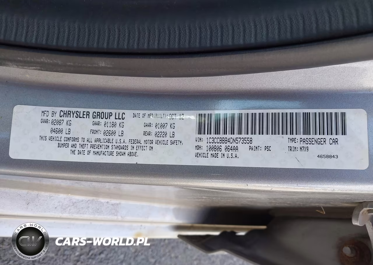 2013 Chrysler 200 Touring VIN:1C3CCBBB4DN573558 - 9