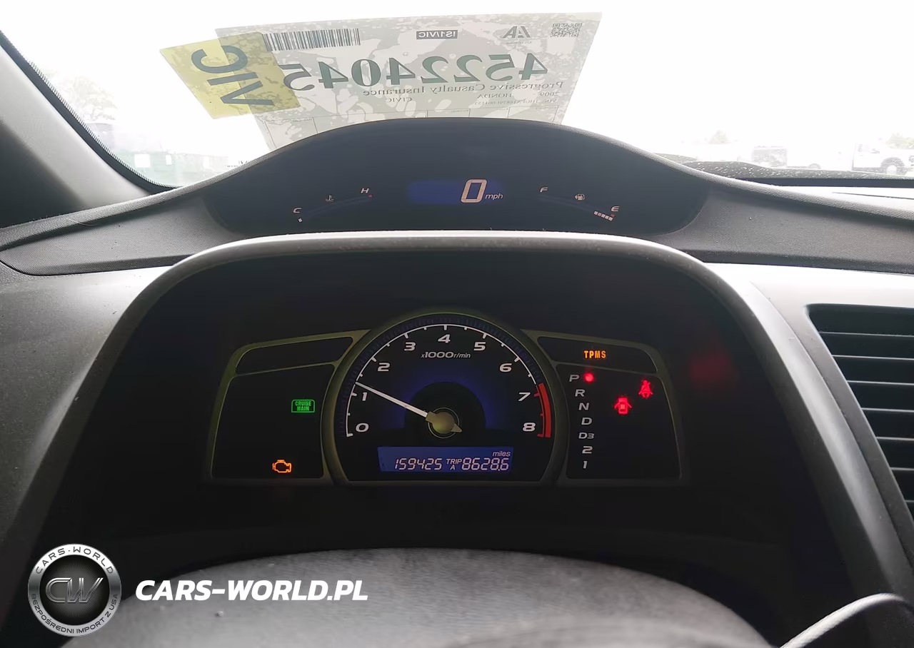 2009 Honda Civic Ex VIN:1HGFA16879L001153 - 7