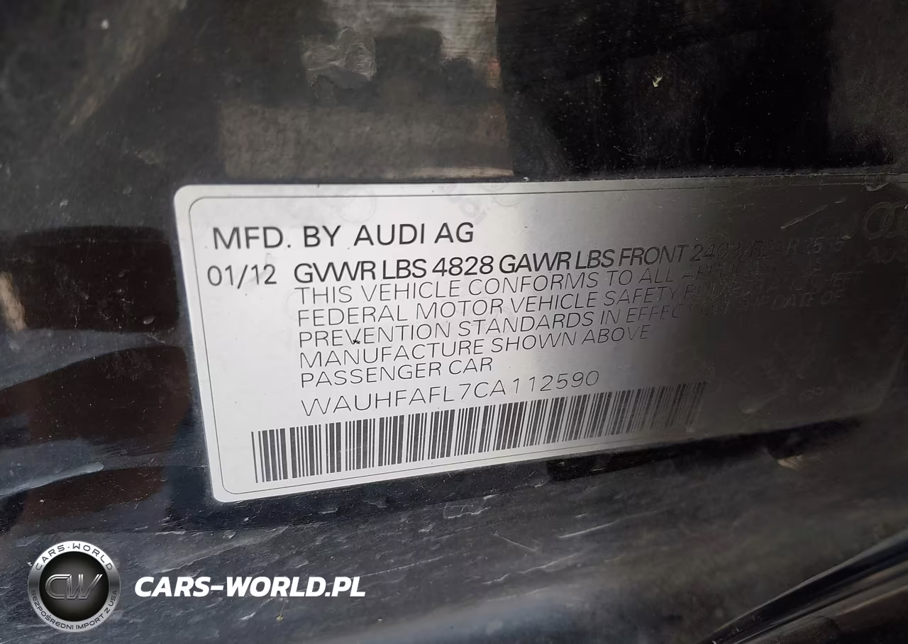 2012 Audi A4 2.0T Premium VIN:WAUHFAFL7CA112590 - 9