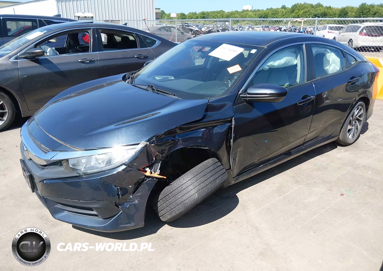 2017 Honda Civic Ex VIN:19XFC2F75HE078813 - 2