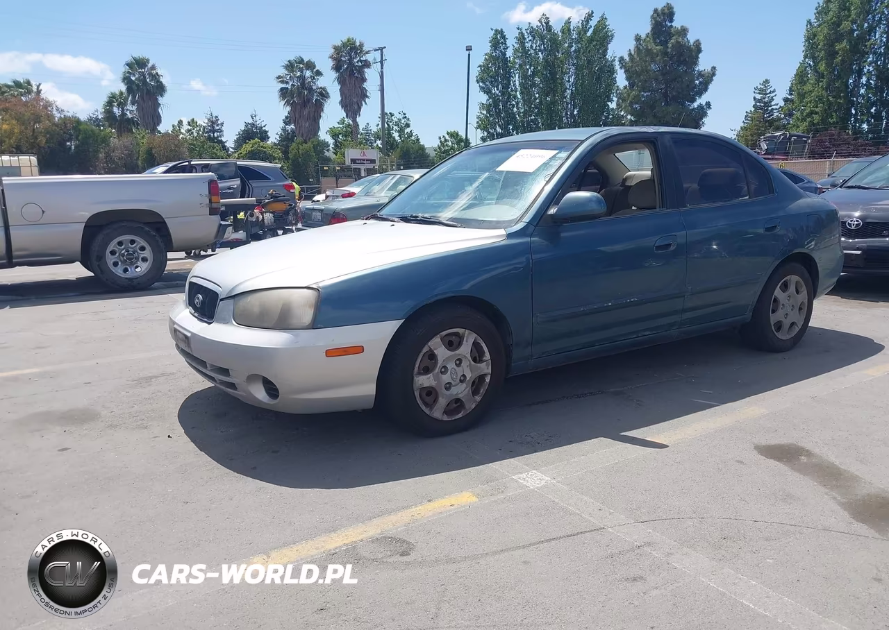 2002 Hyundai Elantra Gls VIN:KMHDN45D22U402549 - 2