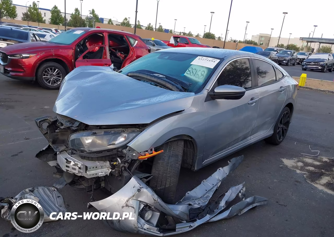 2019 Honda Civic Sport VIN:2HGFC2F88KH501177 - 14