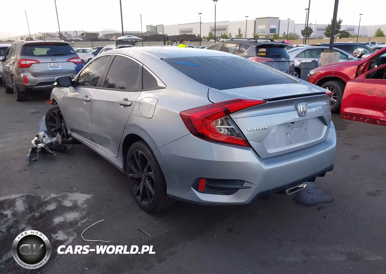 2019 Honda Civic Sport VIN:2HGFC2F88KH501177 - 3