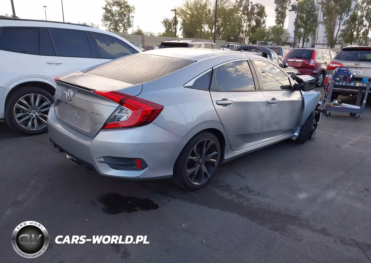 2019 Honda Civic Sport VIN:2HGFC2F88KH501177 - 4