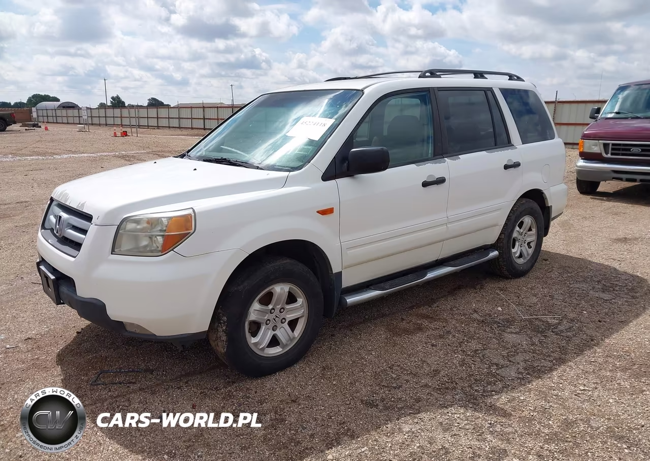 2007 Honda Pilot Lx VIN:5FNYF28137B020572 - 2
