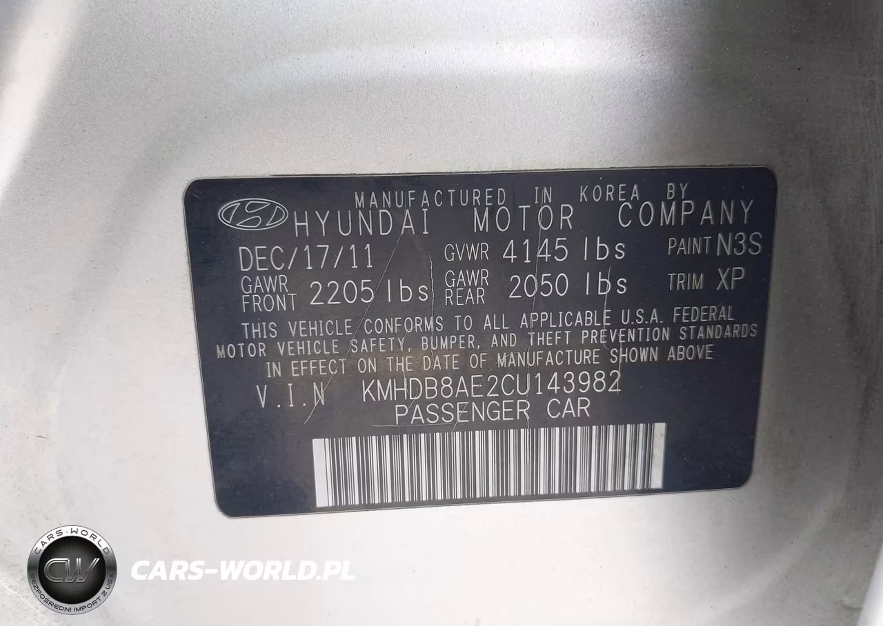 2012 Hyundai Elantra Touring Gls VIN:KMHDB8AE2CU143982 - 9