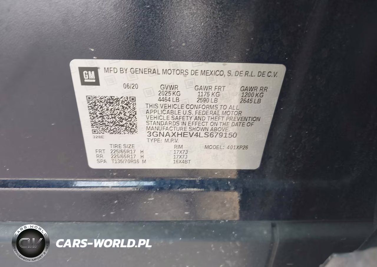 2020 Chevrolet Equinox Fwd Ls VIN:3GNAXHEV4LS679150 - 9