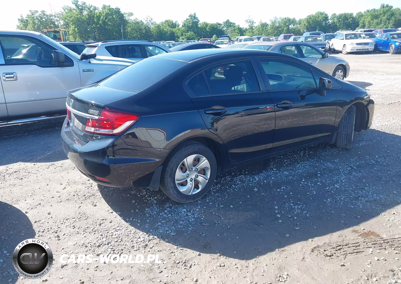 2015 Honda Civic Lx VIN:19XFB2F59FE083494 - 4
