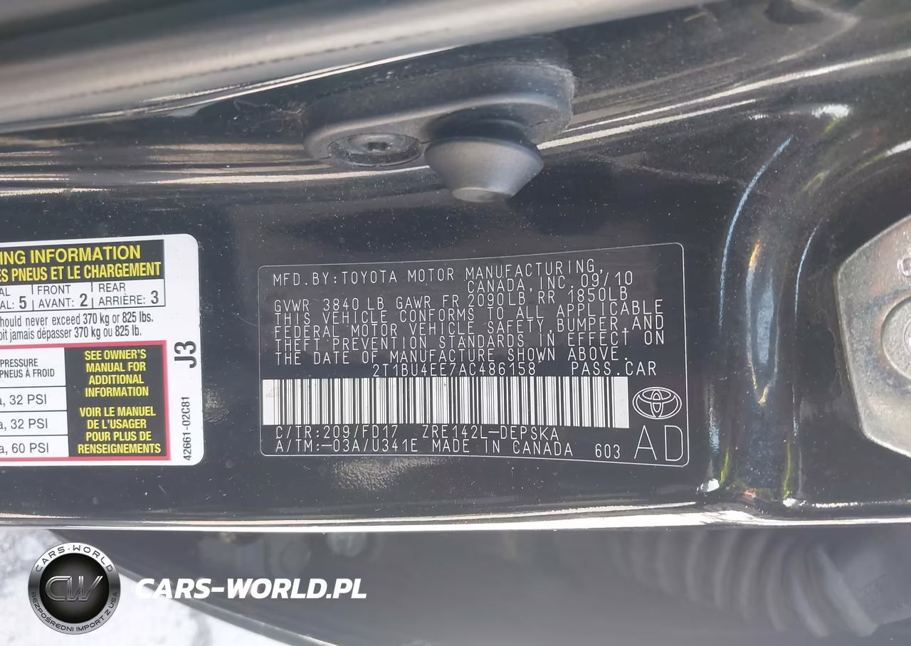 2010 Toyota Corolla S VIN:2T1BU4EE7AC486158 - 9