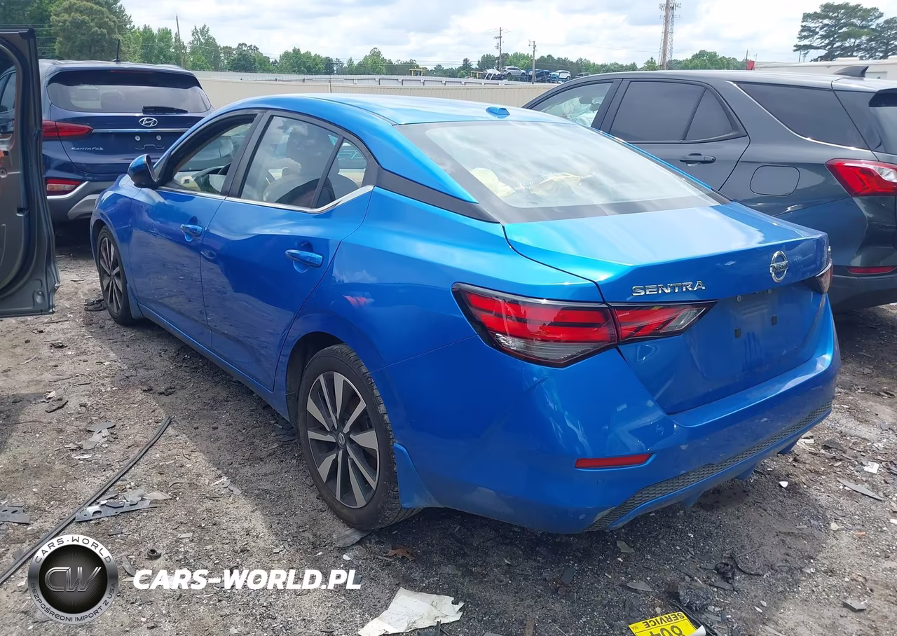 2021 Nissan Sentra Sv Xtronic Cvt VIN:3N1AB8CV0MY260580 - 3