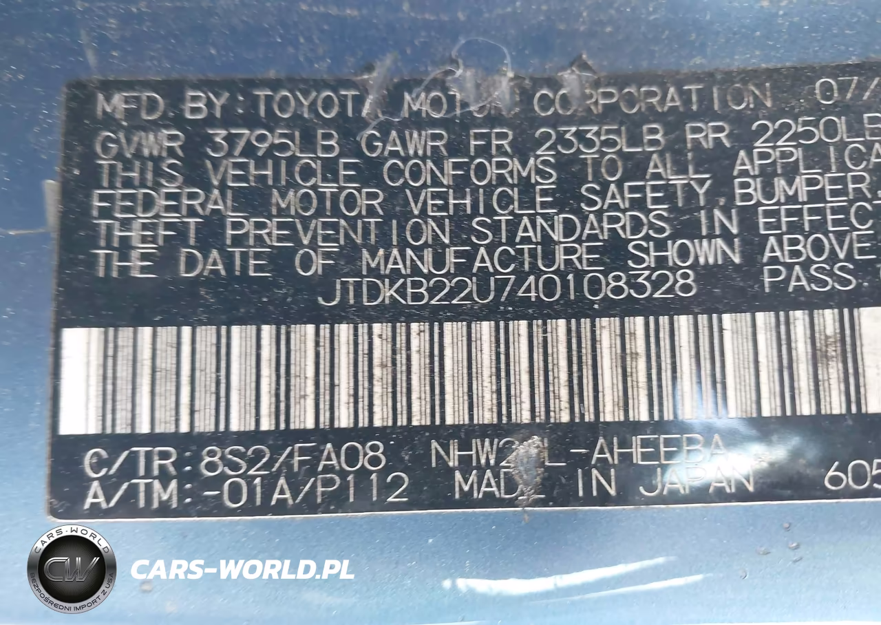 2004 Toyota Prius VIN:JTDKB22U740108328 - 9