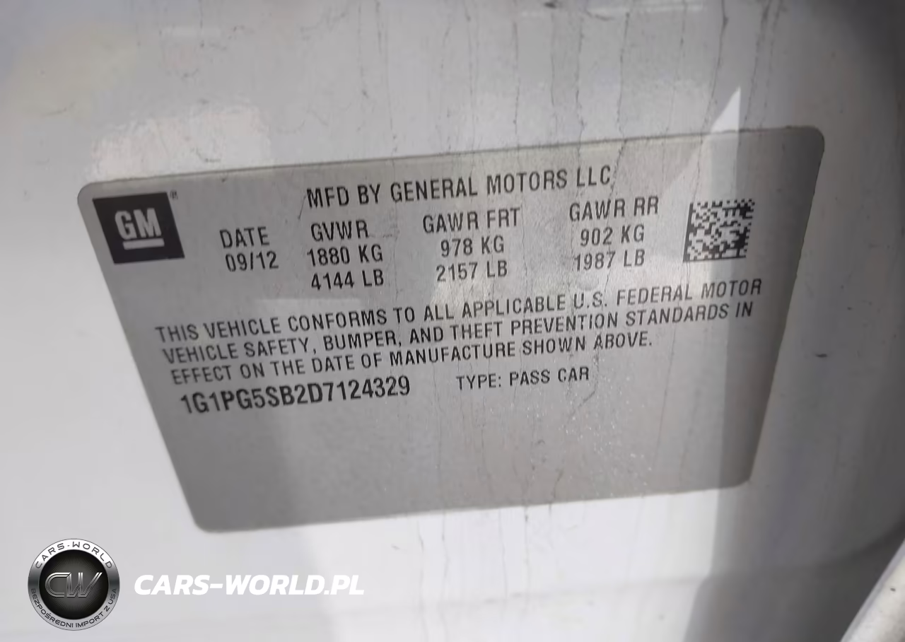 2013 Chevrolet Cruze Ltz VIN:1G1PG5SB2D7124329 - 9