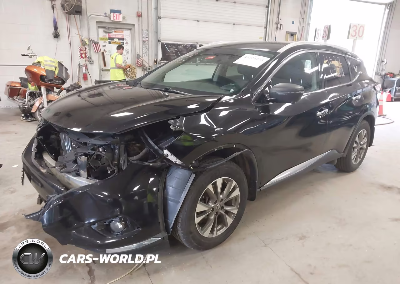 2018 Nissan Murano Sl VIN:5N1AZ2MH6JN163600 - 2