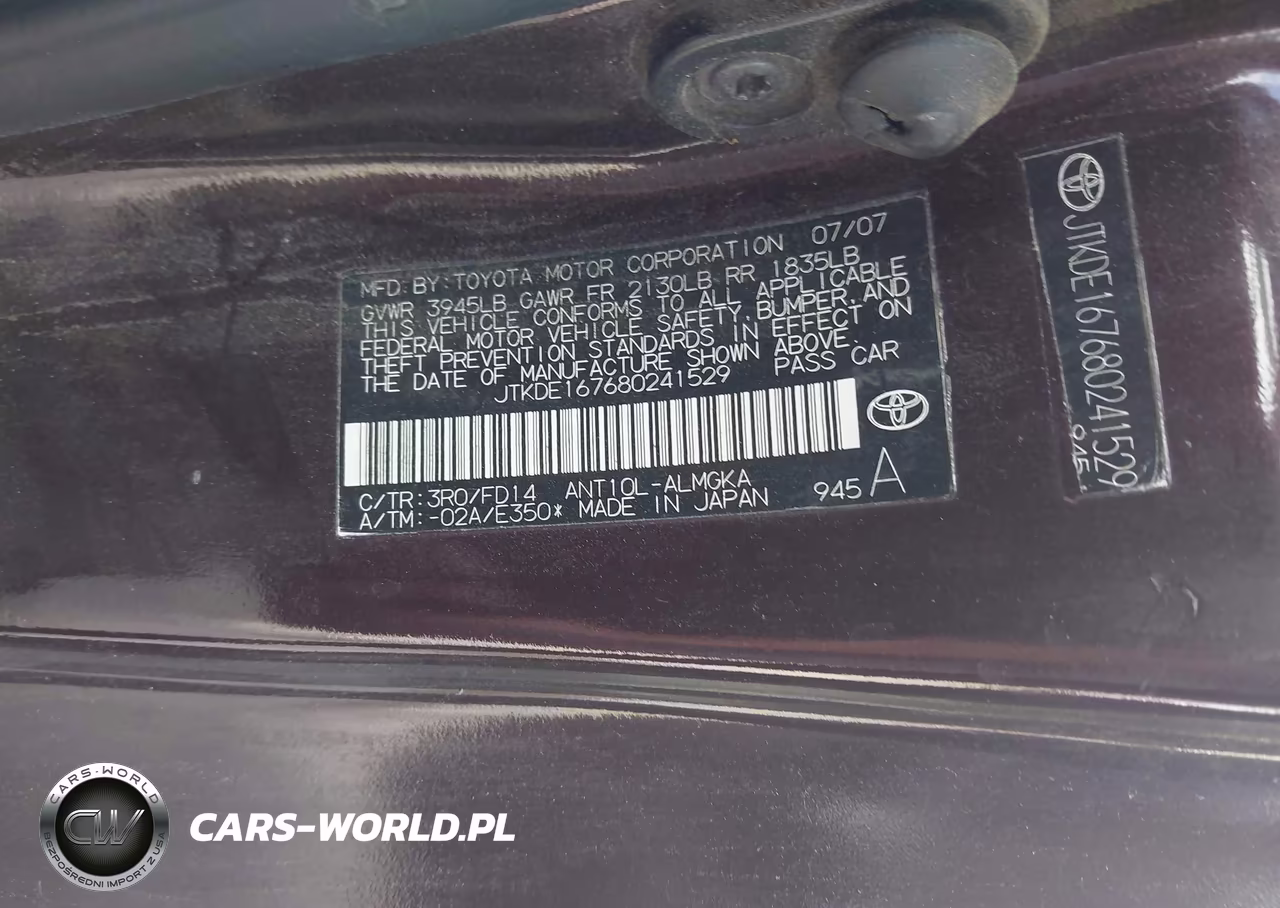 2008 Scion Tc VIN:JTKDE167680241529 - 9