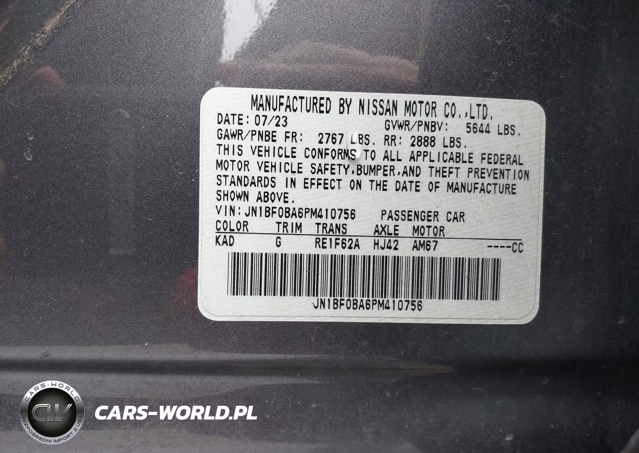 2023 Nissan Ariya Evolve+ VIN:JN1BF0BA6PM410756 - 8