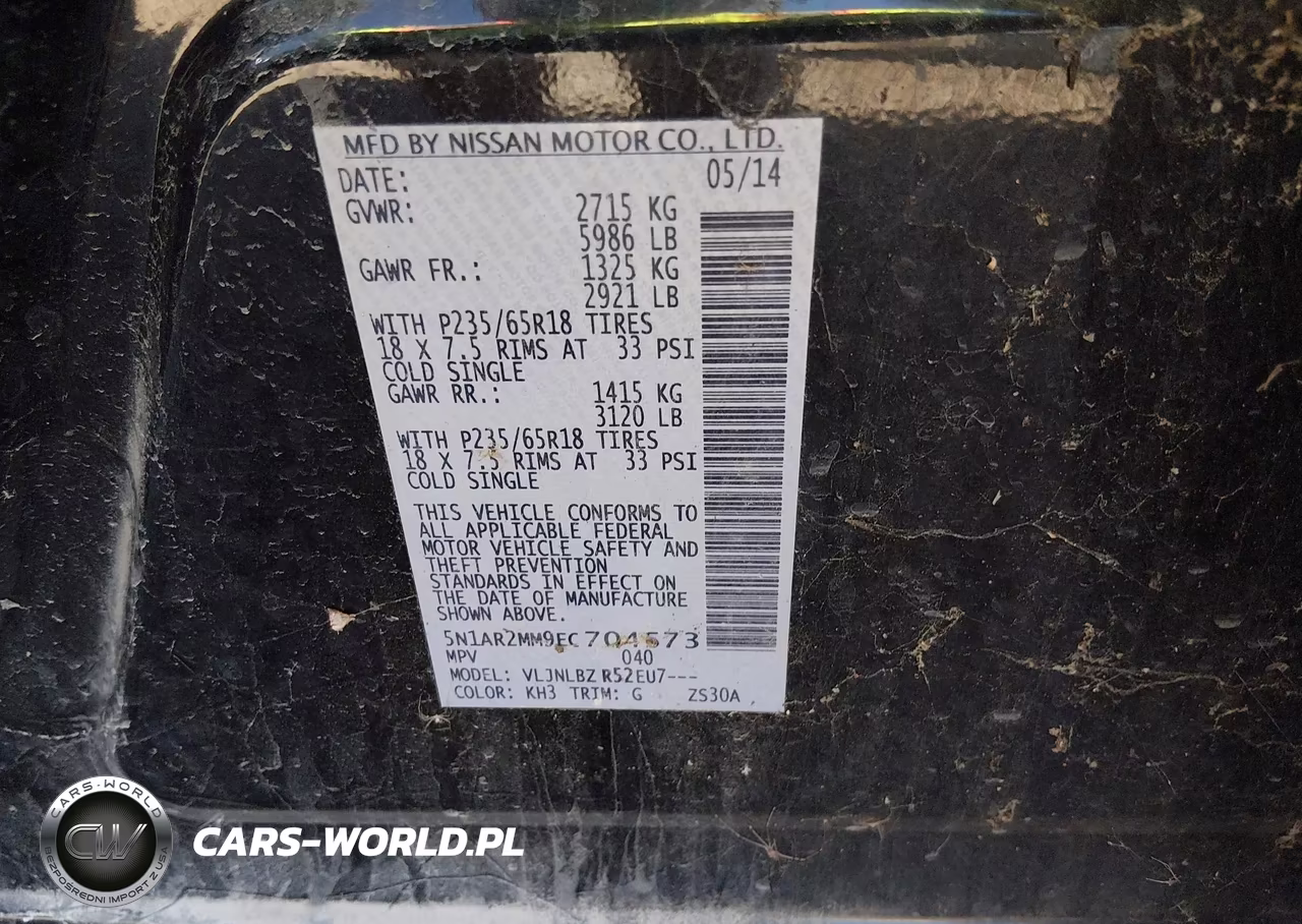 2014 Nissan Pathfinder S VIN:5N1AR2MM9EC704573 - 9
