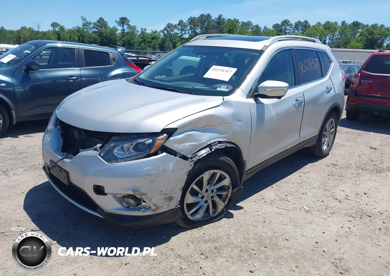 2015 Nissan Rogue Sl VIN:5N1AT2MV6FC916598 - 2