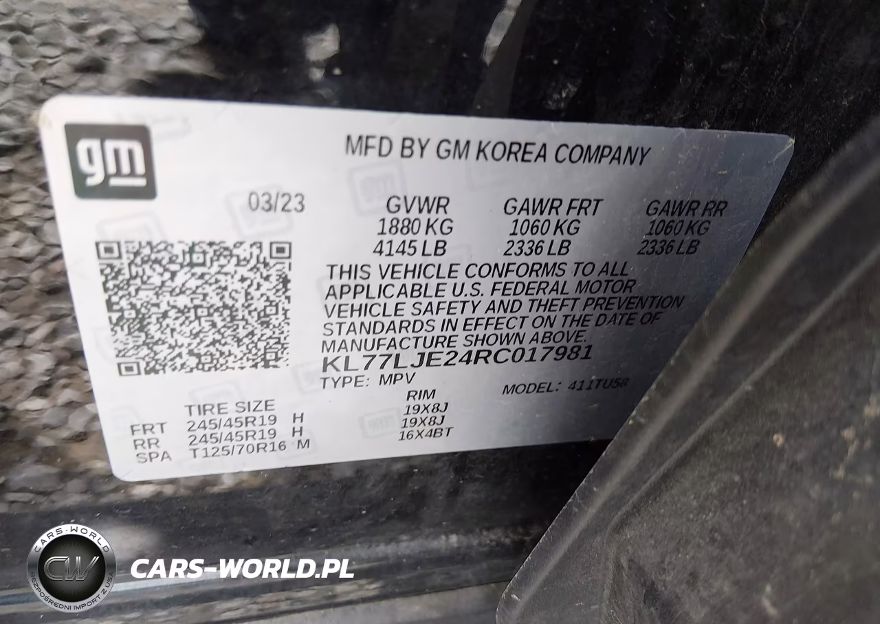 2024 Chevrolet Trax Fwd 2Rs VIN:KL77LJE24RC017981 - 9