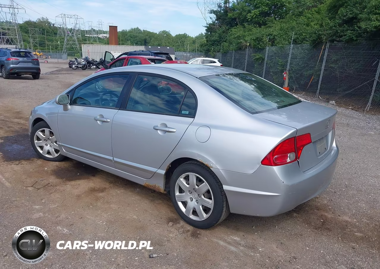 2007 Honda Civic Lx VIN:1HGFA165X7L043822 - 3