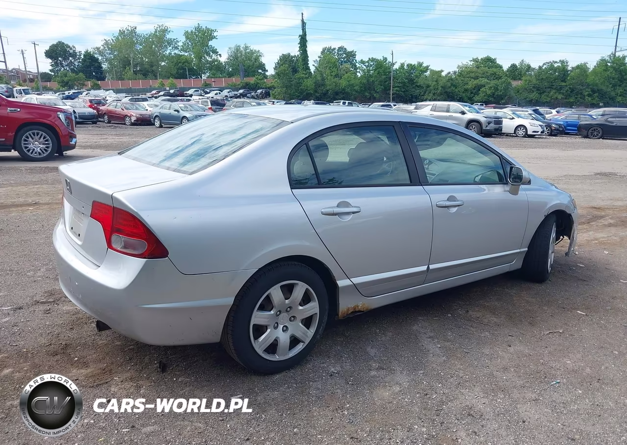 2007 Honda Civic Lx VIN:1HGFA165X7L043822 - 4
