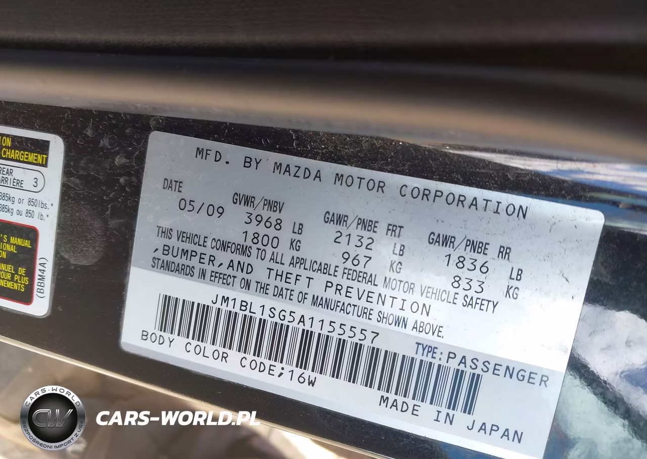 2010 Mazda Mazda3 I Sport VIN:JM1BL1SG5A1155557 - 9