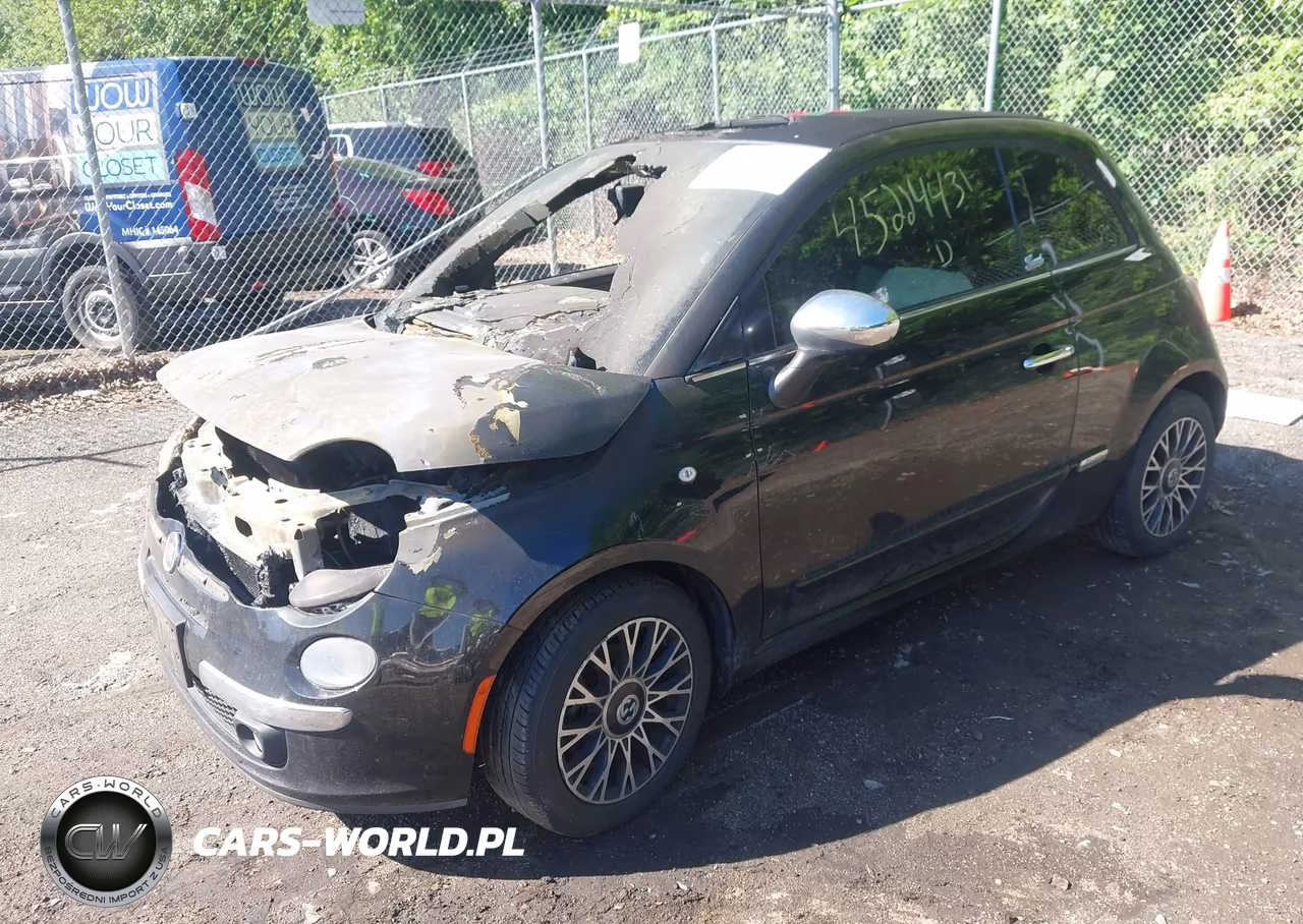 2012 Fiat 500C Lounge VIN:3C3CFFER5CT295744 - 2