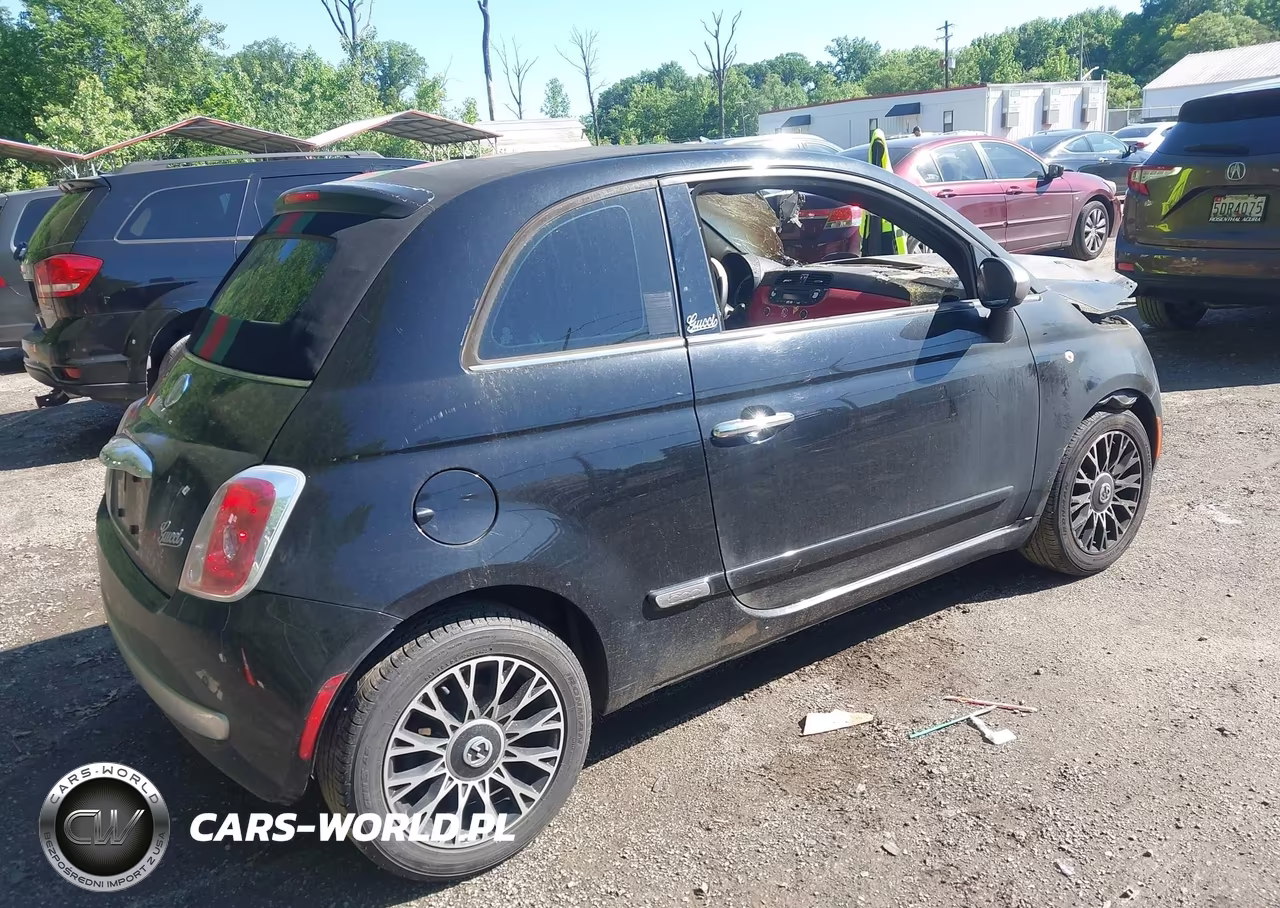 2012 Fiat 500C Lounge VIN:3C3CFFER5CT295744 - 4