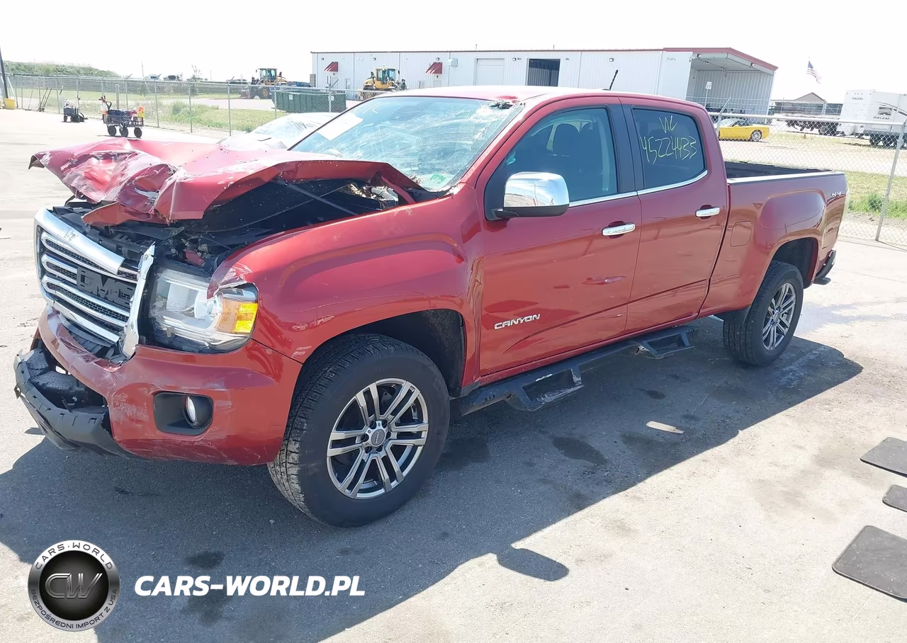 2016 GMC Canyon Slt VIN:1GTG6DE37G1307550 - 2