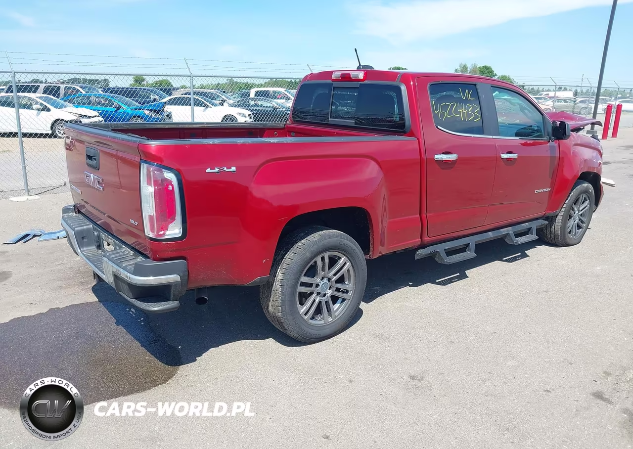 2016 GMC Canyon Slt VIN:1GTG6DE37G1307550 - 4