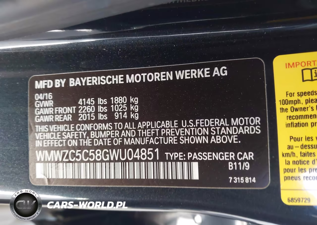 2016 Mini Countryman Cooper S VIN:WMWZC5C58GWU04851 - 9