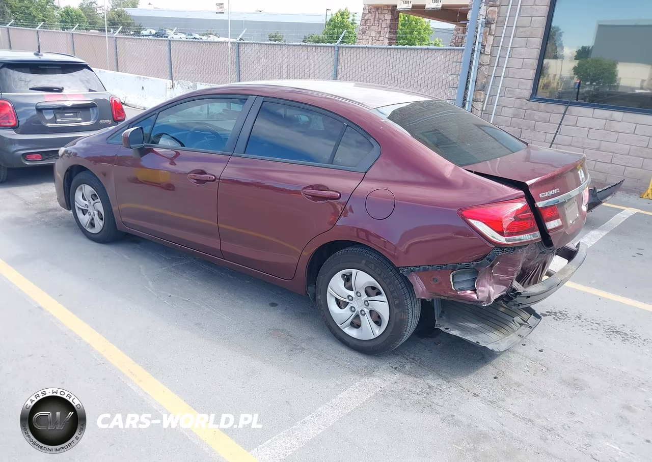 2015 Honda Civic Lx VIN:19XFB2F52FE267966 - 3